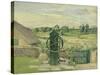 The Pump, Nash End-Albert Rutherston-Stretched Canvas