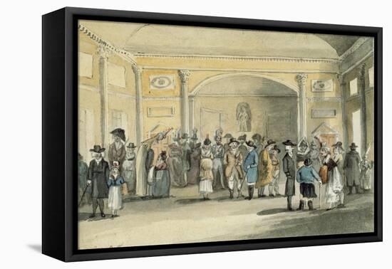 The Pump Room, Bath, 1796-John Nixon-Framed Stretched Canvas