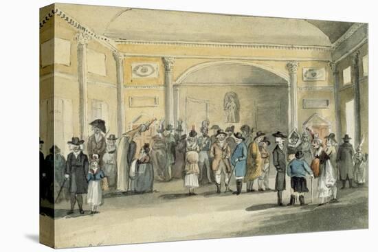 The Pump Room, Bath, 1796-John Nixon-Stretched Canvas