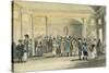 The Pump Room, Bath, 1796-John Nixon-Stretched Canvas