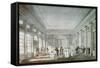 The Pump Room, Bath-John Claude Nattes-Framed Stretched Canvas