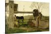 The Pumping Machine, 1863-Silvestro Lega-Stretched Canvas