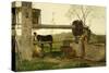 The Pumping Machine, 1863-Silvestro Lega-Stretched Canvas