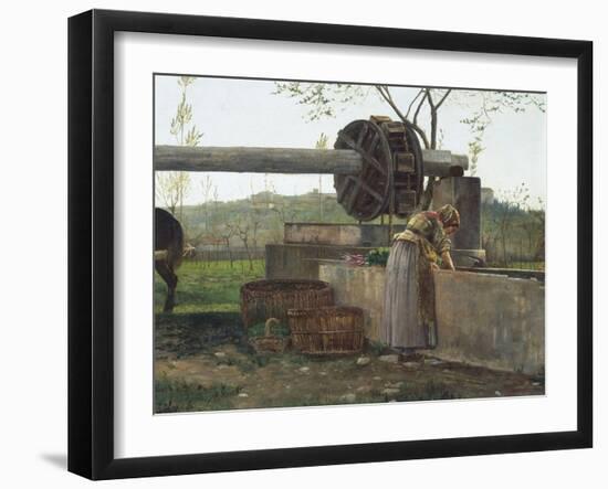 The Pumping Machine-Silvestro Lega-Framed Giclee Print