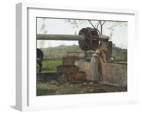 The Pumping Machine-Silvestro Lega-Framed Giclee Print