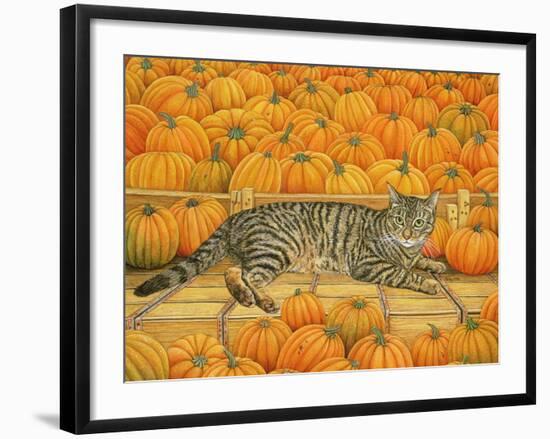 The Pumpkin-Cat, 1995-Ditz-Framed Giclee Print