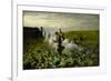 The Pumpkin Harvest, 1897-Giovanni Segantini-Framed Giclee Print