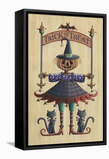 The Pumpkin Queen-Michele Meissner-Framed Stretched Canvas