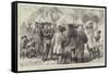 The Pungwe Route to Mashonaland, Pioneer Camp at M'Ponda'S, Hiring Boys to Carry Loads-null-Framed Stretched Canvas
