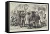 The Pungwe Route to Mashonaland, Pioneer Camp at M'Ponda'S, Hiring Boys to Carry Loads-null-Framed Stretched Canvas