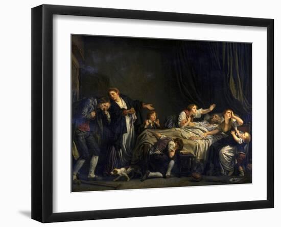 The Punished Son, 1778-Jean-Baptiste Greuze-Framed Giclee Print