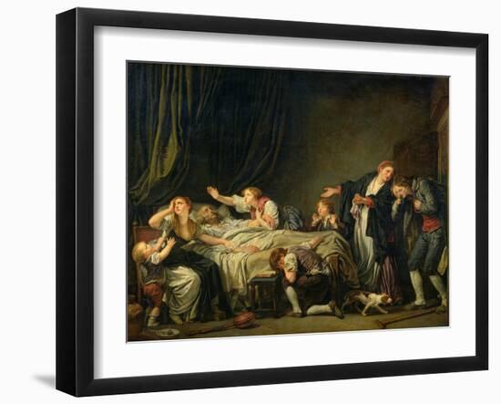 The Punished Son, 1778-Jean-Baptiste Greuze-Framed Giclee Print