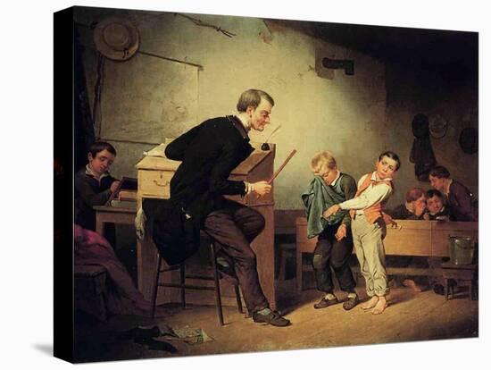 The Punishment, 1850-Francis William Edmonds-Stretched Canvas