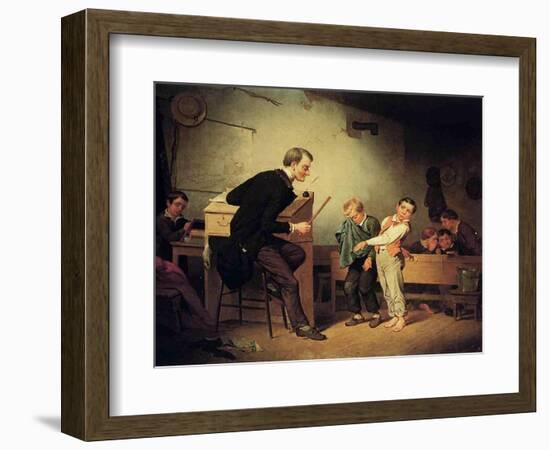 The Punishment, 1850-Francis William Edmonds-Framed Giclee Print