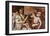 The Punishment of Cupid (Venus Blindfolding Cupid)-Titian (Tiziano Vecelli)-Framed Giclee Print