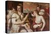 The Punishment of Cupid (Venus Blindfolding Cupid)-Titian (Tiziano Vecelli)-Stretched Canvas