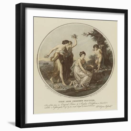The Punishment of Cupid-Angelica Kauffmann-Framed Giclee Print