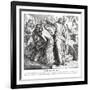 The punishment of Korah, Numbers-Julius Schnorr von Carolsfeld-Framed Giclee Print