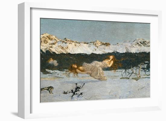 The Punishment of Lust, 1891-Giovanni Segantini-Framed Premium Giclee Print