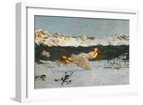 The Punishment of Lust, 1891-Giovanni Segantini-Framed Premium Giclee Print