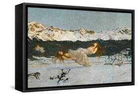 The Punishment of Lust, 1891-Giovanni Segantini-Framed Stretched Canvas
