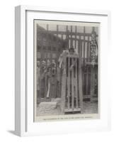 The Punishment of the Cage in the Native City, Shanghai-null-Framed Giclee Print