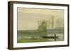 The Punt, 1870-Jean-Baptiste-Camille Corot-Framed Giclee Print