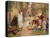 The Puppet Show-Victor Gabriel Gilbert-Stretched Canvas