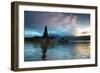 The Pura Ulun Danu Bratan Temple at Sunrise-Alex Saberi-Framed Premium Photographic Print