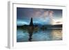 The Pura Ulun Danu Bratan Temple at Sunrise-Alex Saberi-Framed Premium Photographic Print