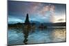 The Pura Ulun Danu Bratan Temple at Sunrise-Alex Saberi-Mounted Premium Photographic Print