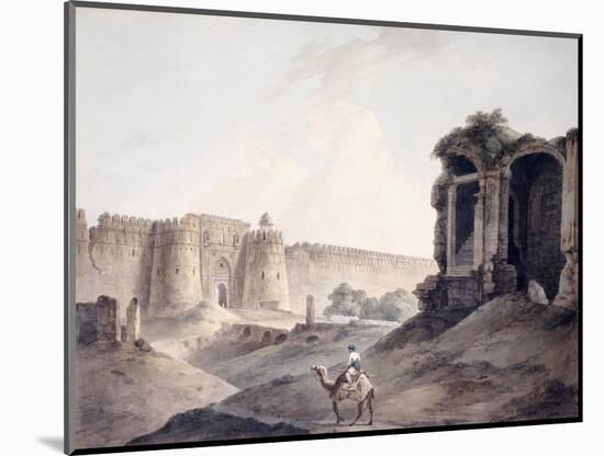 The Purana Qila, Delhi-Thomas & William Daniell-Mounted Giclee Print