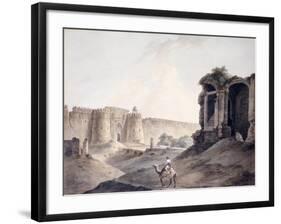 The Purana Qila, Delhi-Thomas & William Daniell-Framed Giclee Print