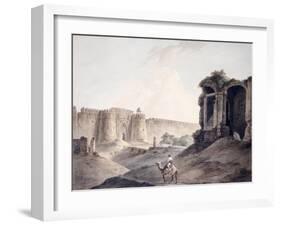 The Purana Qila, Delhi-Thomas & William Daniell-Framed Giclee Print