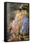 The Purification of the Leper and the Temptation of Christ-Sandro Botticelli-Framed Stretched Canvas