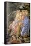 The Purification of the Leper and the Temptation of Christ-Sandro Botticelli-Framed Stretched Canvas