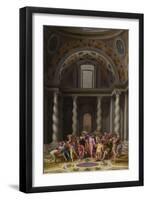 The Purification of the Temple, after 1550-Marcello Venusti-Framed Giclee Print