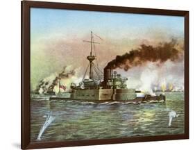 The 'Puritan' at Matanzas, 1898-null-Framed Giclee Print