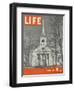 The Puritan Spirit, New England Church, November 23, 1942-Fritz Goro-Framed Photographic Print