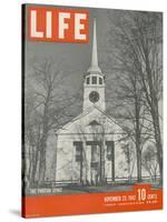 The Puritan Spirit, New England Church, November 23, 1942-Fritz Goro-Stretched Canvas