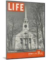 The Puritan Spirit, New England Church, November 23, 1942-Fritz Goro-Mounted Photographic Print