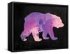 The Purple Bear-Victoria Brown-Framed Stretched Canvas