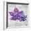 The Purple Leaves on Silver I-Patricia Pinto-Framed Art Print