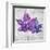 The Purple Leaves on Silver I-Patricia Pinto-Framed Art Print