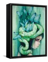 The Purple Tear Girl-Camilla D'Errico-Framed Stretched Canvas