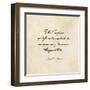 The Purpose of Life -Robert F. Kennedy-Veruca Salt-Framed Art Print