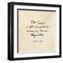 The Purpose of Life -Robert F. Kennedy-Veruca Salt-Framed Art Print