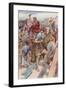 The Pursuit of Caius Gracchus-William Rainey-Framed Giclee Print