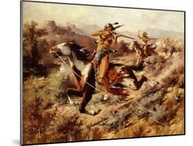The Pursuit-Edgar Samuel Paxson-Mounted Giclee Print
