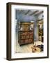 The Putnam Cupboard of English Oak and Cedar, and Carved Settle of American Oak, 1910-Edwin Foley-Framed Giclee Print